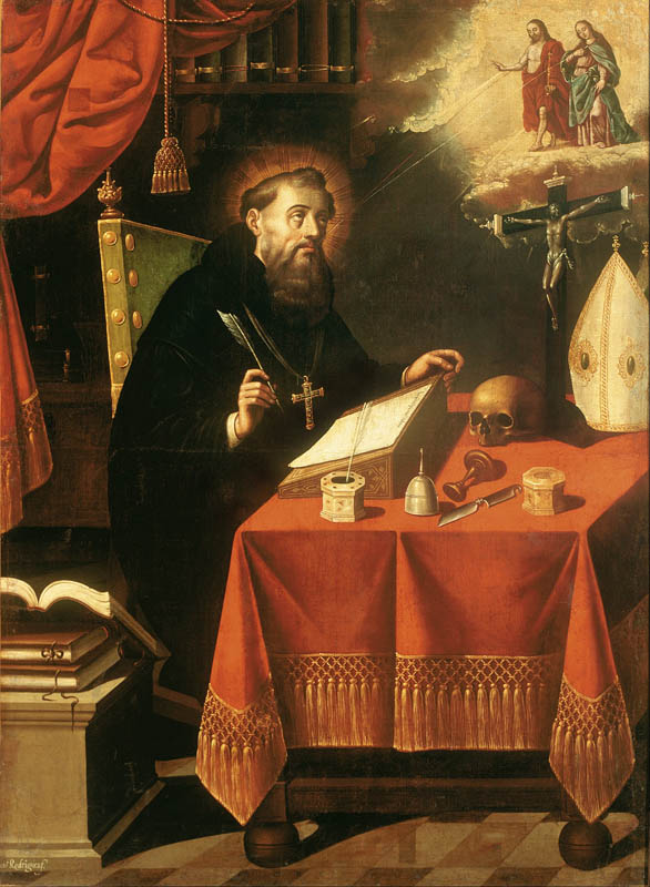 Antonio_Rodríguez_-_Saint_Augustine_-1650
